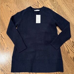 Zara Dark Blue Crew Neck Sweater dress